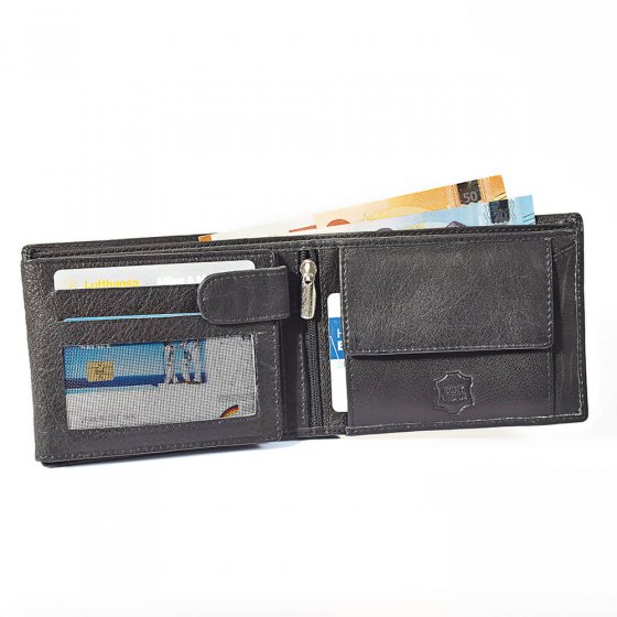 RFID Büffelleder-Geldbörse