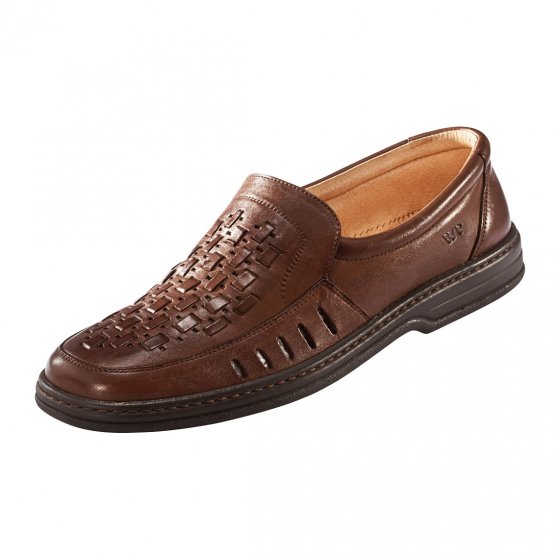 Chaussures tressées confort 46 | Marron