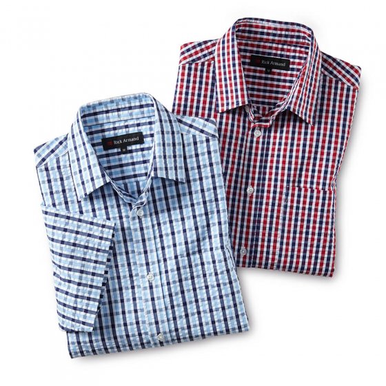 Chemise "Oxford" en coton gaufré