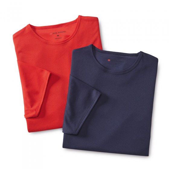 T-shirt  "Argentum" Lot de 2  XL | Marine#Rouge