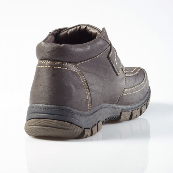 Bottines à fermeture auto-agrippante et membrane climatisante 43 | Marron