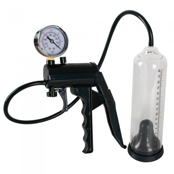 Penispumpe mit Manometer