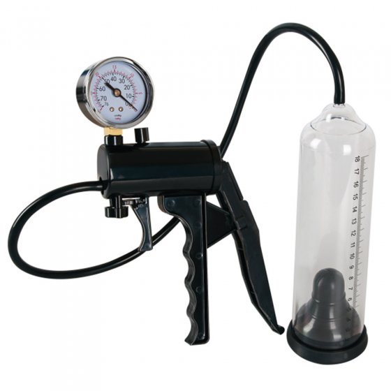 Penispumpe mit Manometer 