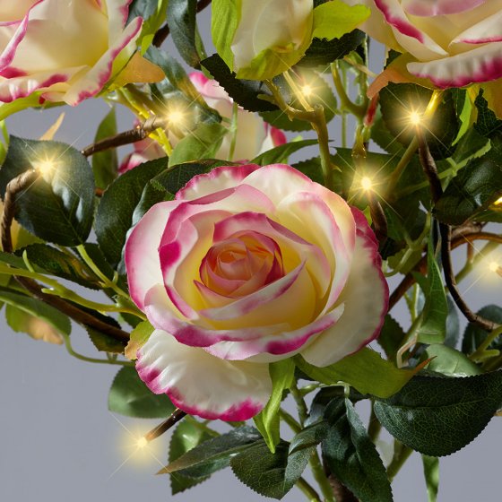 Grand bouquet de roses à LED 