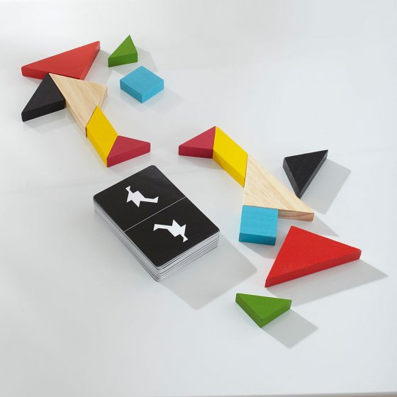 Jeu de Tangram en bois Lot de 2  