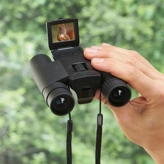 Kamera-Fernglas mit Bildschirm 