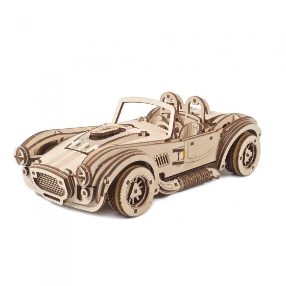 Maquette en bois voiture de course Cobra 