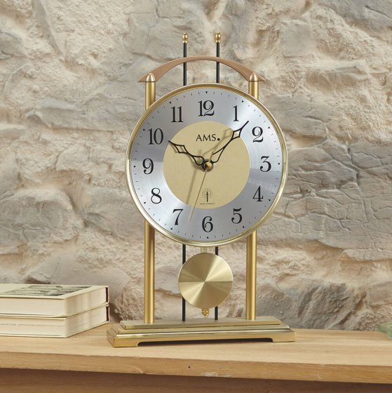 Horloge de table radiopilotée à balancier 