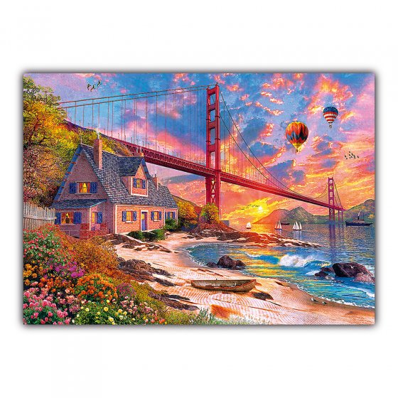 Puzzle en bois « Coucher de soleil » 