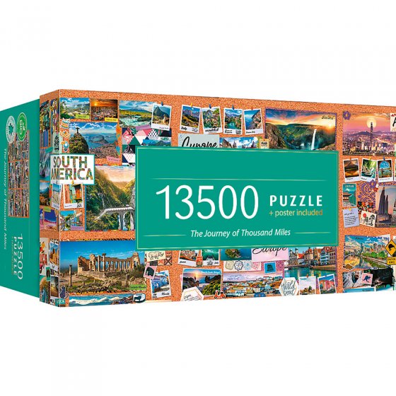 Puzzle 13.500 pièces « Voyage autour du monde » 