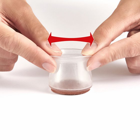 Flexible Möbelfußschützer 8er Pack 8 Stück