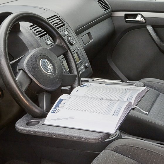 1pc Multifunktionale Auto Lenkrad Tisch Tablett (schwarz / Grau), Verpassen Sie Nicht Diese Tollen Angebote
