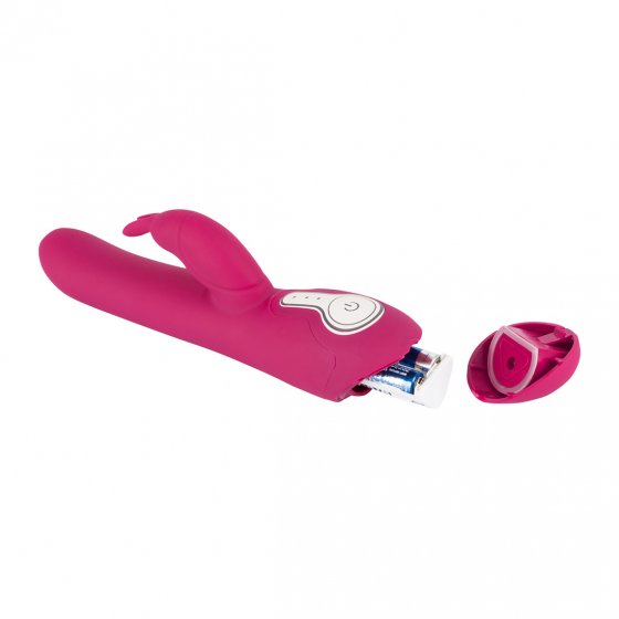 Massageperlen-Vibrator mit Klitorisreizarm 