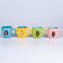 3D Tassen im 4er-Set - 2