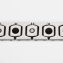 Wolfram Armband mit Magneten - 2
