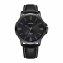 Montre pour homme avec bracelet en cuir noir - 2