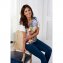 Bedrucktes Shirt mit Spitzendetails - 2
