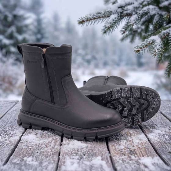 Bottines à double fermeture éclair 