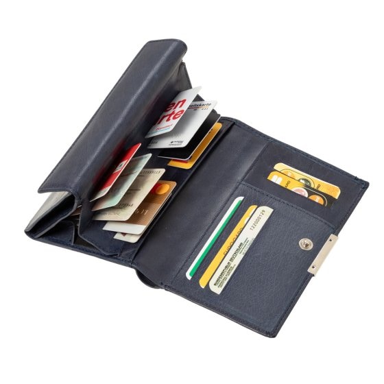 Portefeuille en cuir pour femme 
