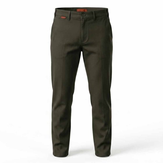 Stretchbund Baumwollhose 58 | Dunkelgrün
