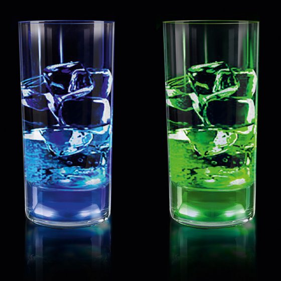 Verre lumineux "magique"
