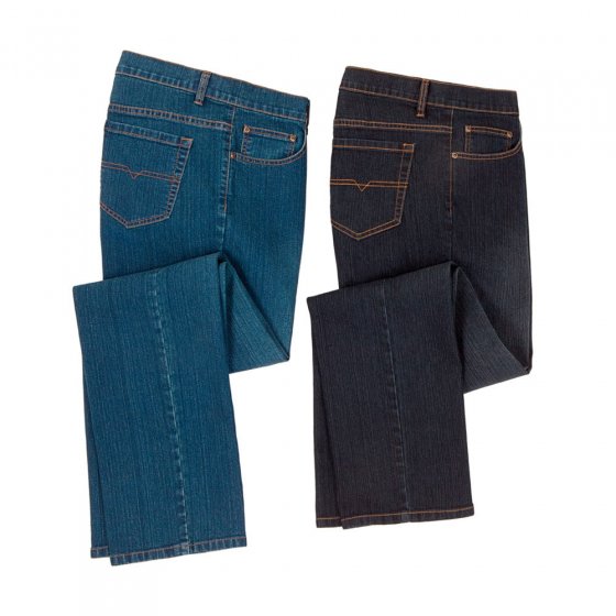 Jean str. pour hommes,Bleu,23 23 | Bleu