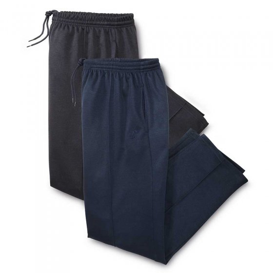 Freizeithose mit Biesen 2er-Set 54 | Marine#Schwarz