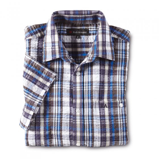 Chemise maritime en seersucker