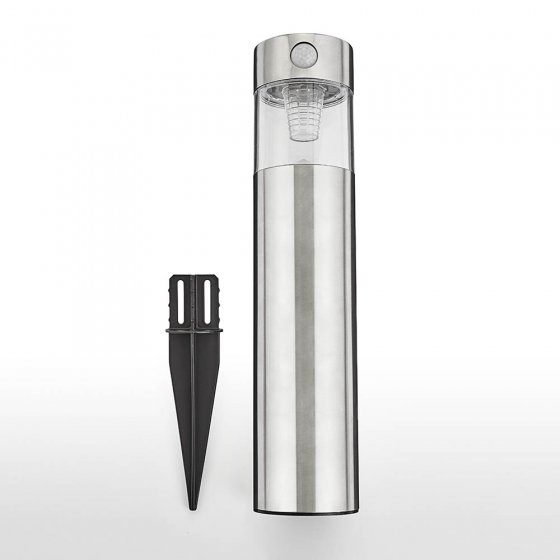 Lampe solaire en inox