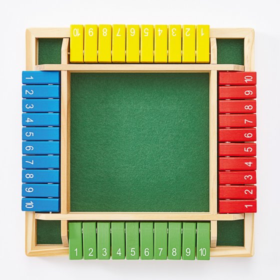 Großes Klappenspiel für Vier in Farbe 