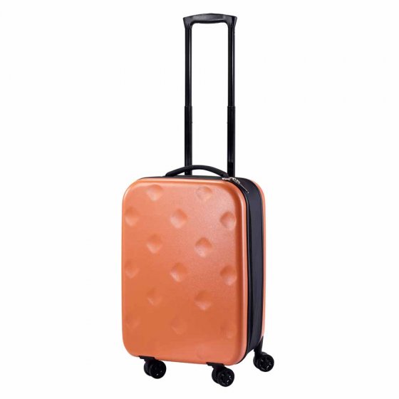 Ultraflacher Rollkoffer Orange