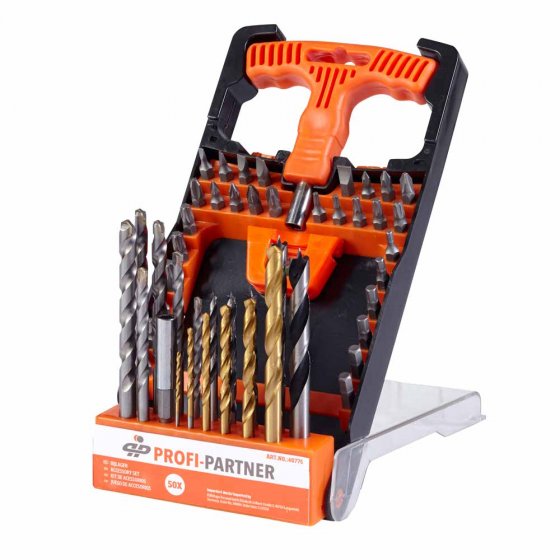 Assortiment de mèches et embouts, 50 pièces 