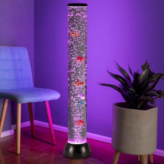 LED-Wassersäule mit Fischen 