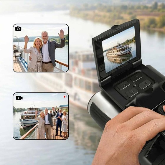 Jumelles avec caméra et écran 