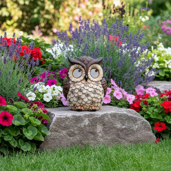 Solar-Eule mit Augenbewegung 