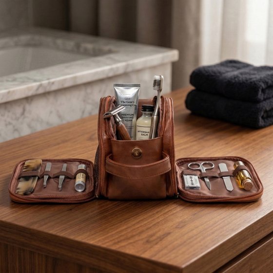 Elegante Reise-Kulturtasche 