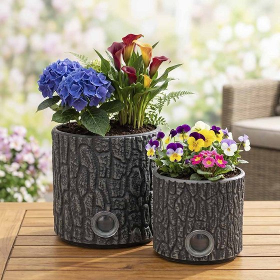 Pots de fleurs à arrosage automatique 