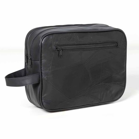 Trousse de toilette en cuir haut de gamme 