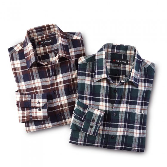 Chemise en flanelle de coton 
