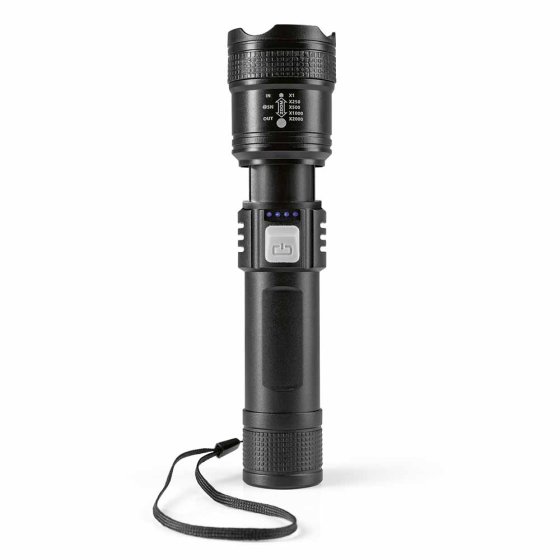 Akku-LED-Taschenlampe 