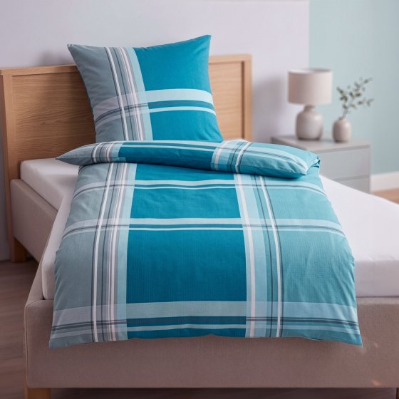 Linge de lit en coton seersucker 