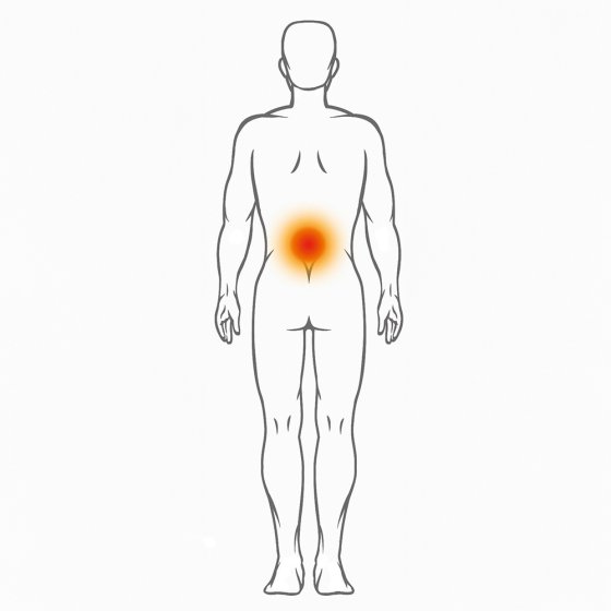 Mobiler Wärme- und Massagegürtel 