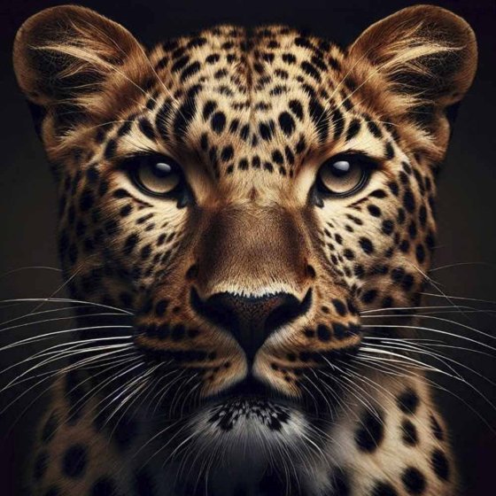 Wohndecke Leopard 