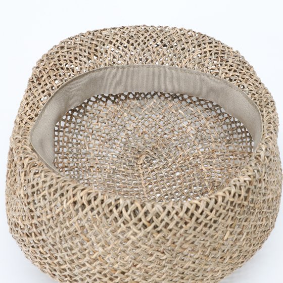 Casquette en paille naturelle 
