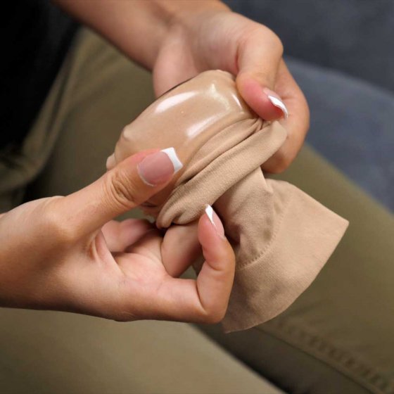 Fußbandage mit Fersenschutz 