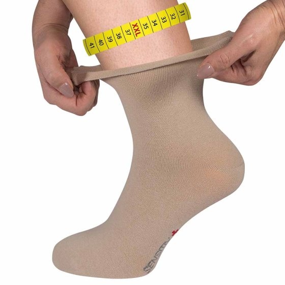 Baumwoll-Socken XXL (43-46)43/46 | Beige