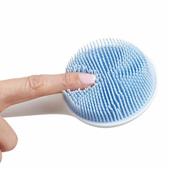 Brosse de bain en silicone 