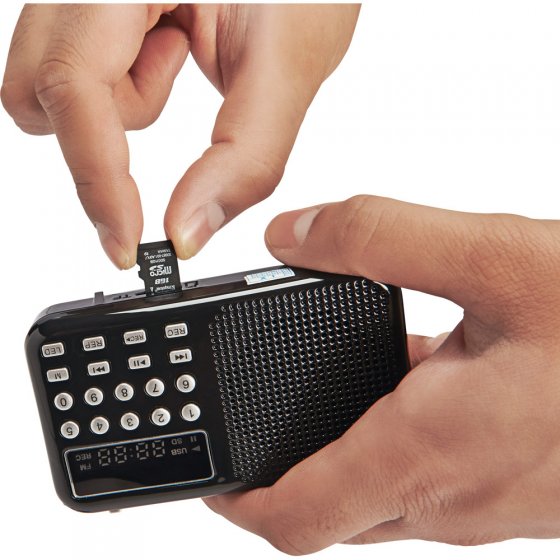 Mini-Radio mit Aufnahmefunktion 