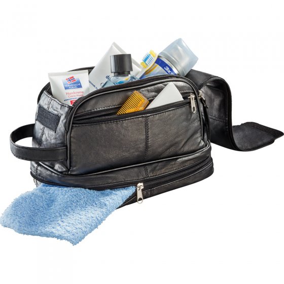 Kulturtasche aus Lamm-Leder