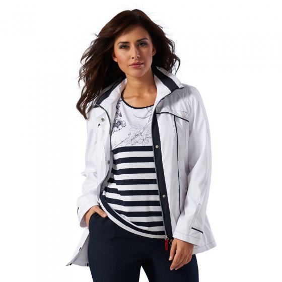 Maritime Funktionsjacke mit versteckter Kapuze 